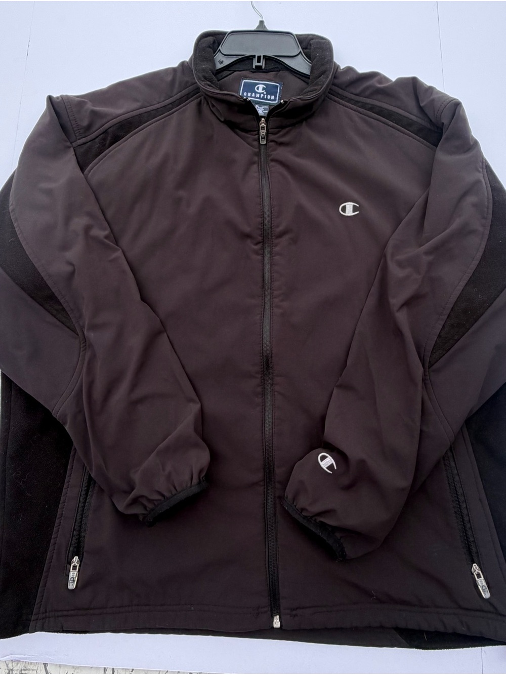 Champion Men's Black Full-Zip Performance Jacket